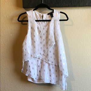 White House Black Market asymmetrical top